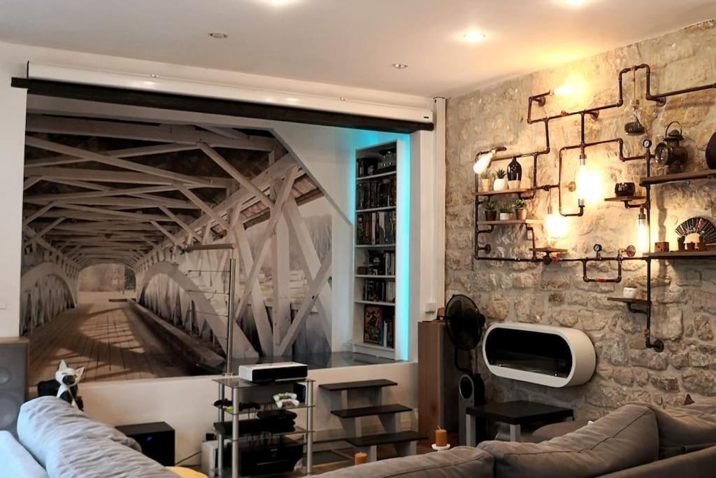 شقة A Very Calm Loft In Bastille باريس المظهر الخارجي الصورة